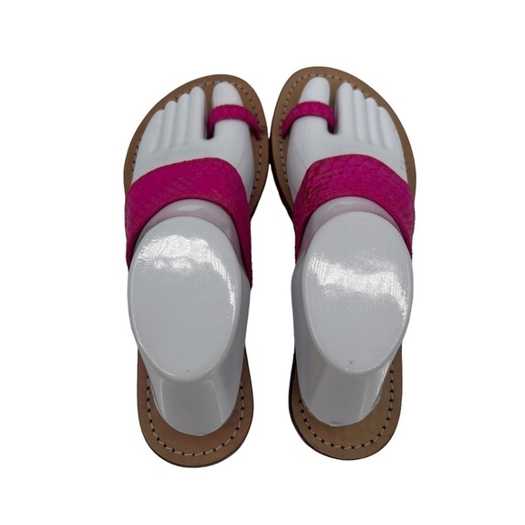 Mystique Pink Toe Loop Sandals Size 8 Women's - Picture 5 of 11